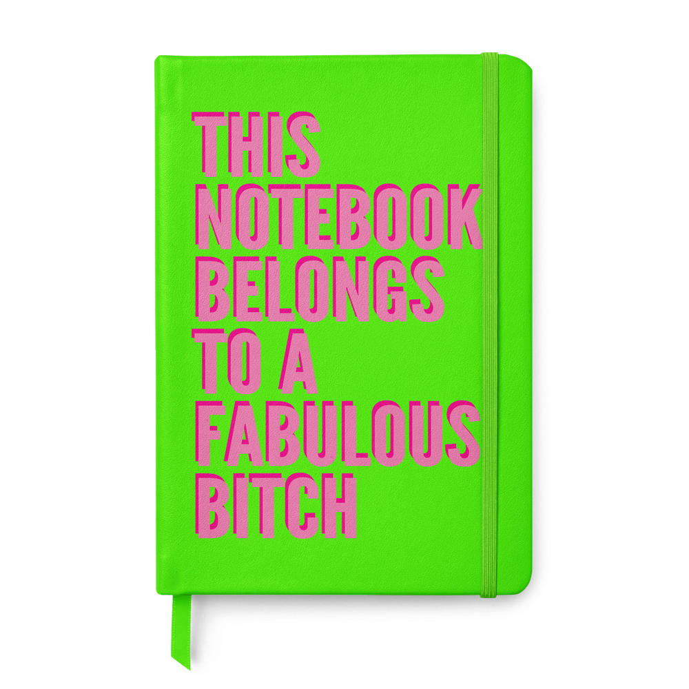 Fabulous Bitch Leather Style Notebook #5 image